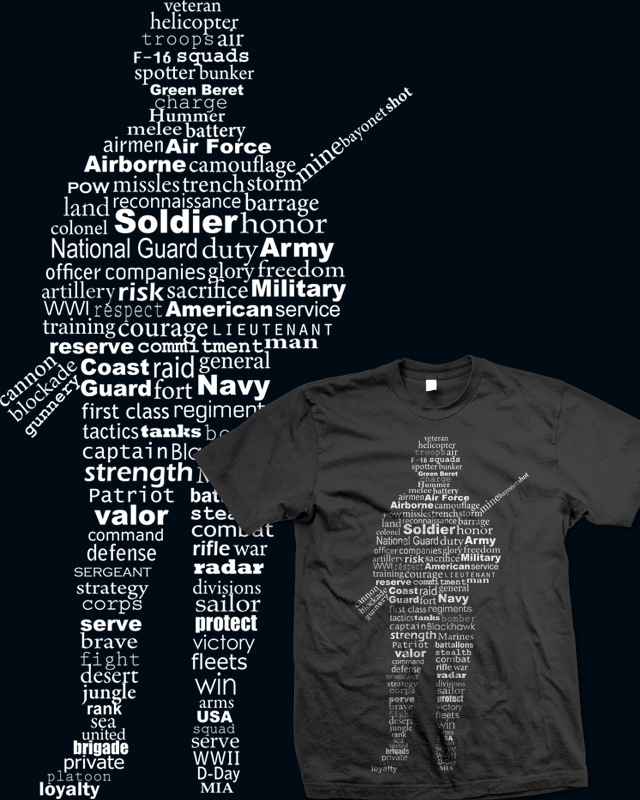 DANgerous124 Definition of a Soldier shirt design
