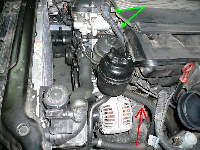Bmw e46 breather pipe