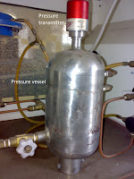 pressure transmitter used in pressure vessel with pressure sensor