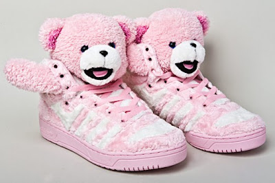 KIXIONARY WORLD: adidas Originals by Originals Jeremy Scott Teddy Bear Sneaker â Pink Colorway
