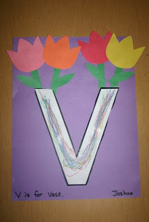 V Is For Vase And Violin Blessings Overflowing