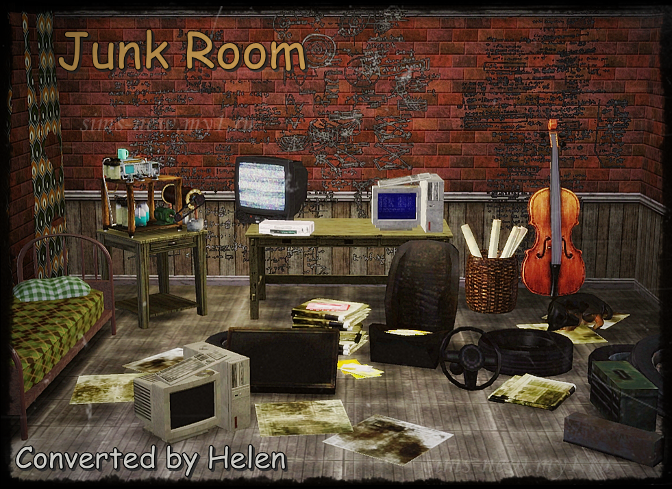 Helensims TS3 Junk Room