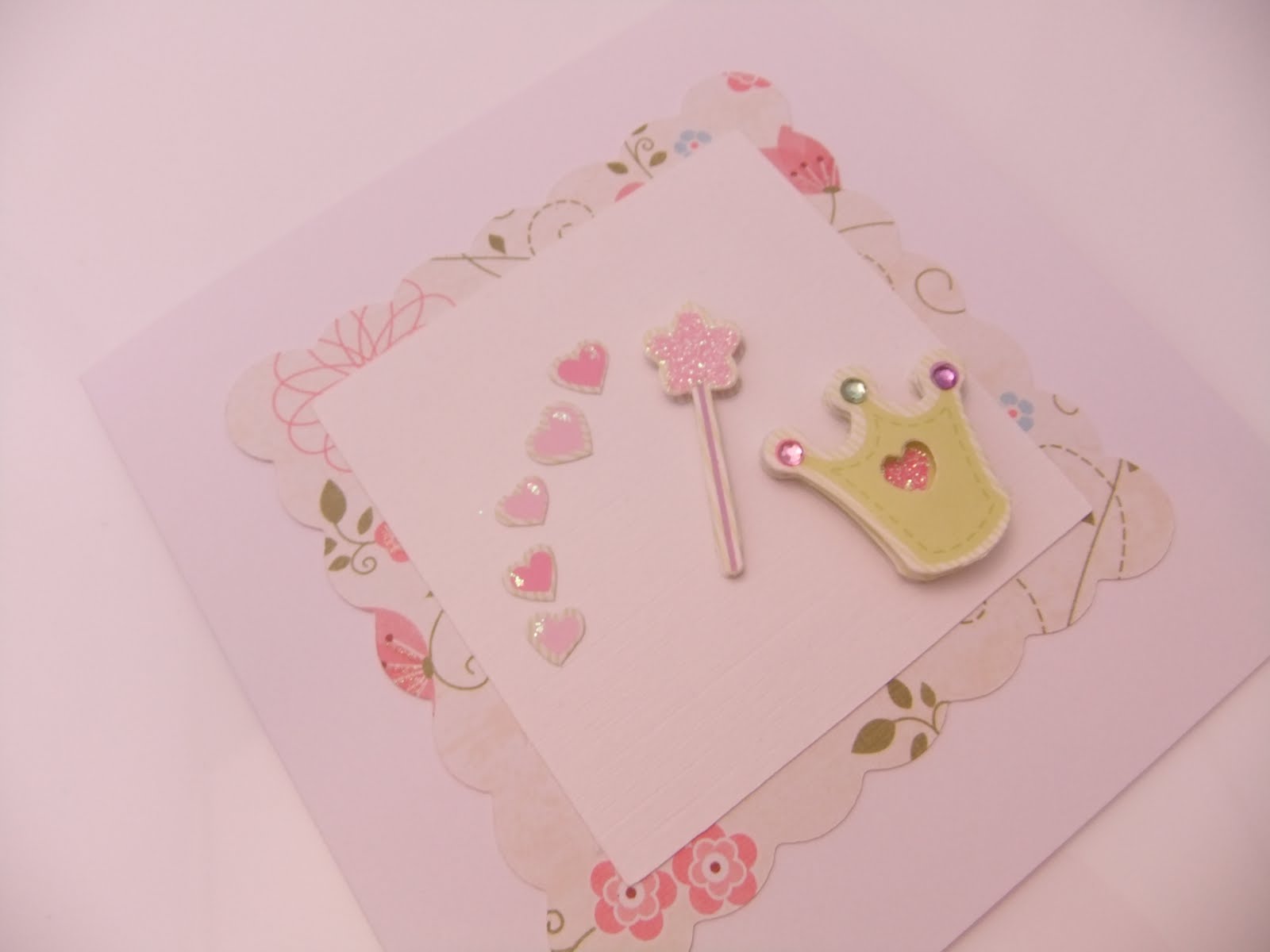 A Day in the Life of a Craft Fairy...: Pretty in Pink Princess Cards