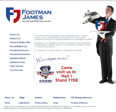 James car insurance - www.footmanjames.co.uk Classic and Vintage Car ...