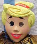 Vintage plastic Wilma Flintsone mask