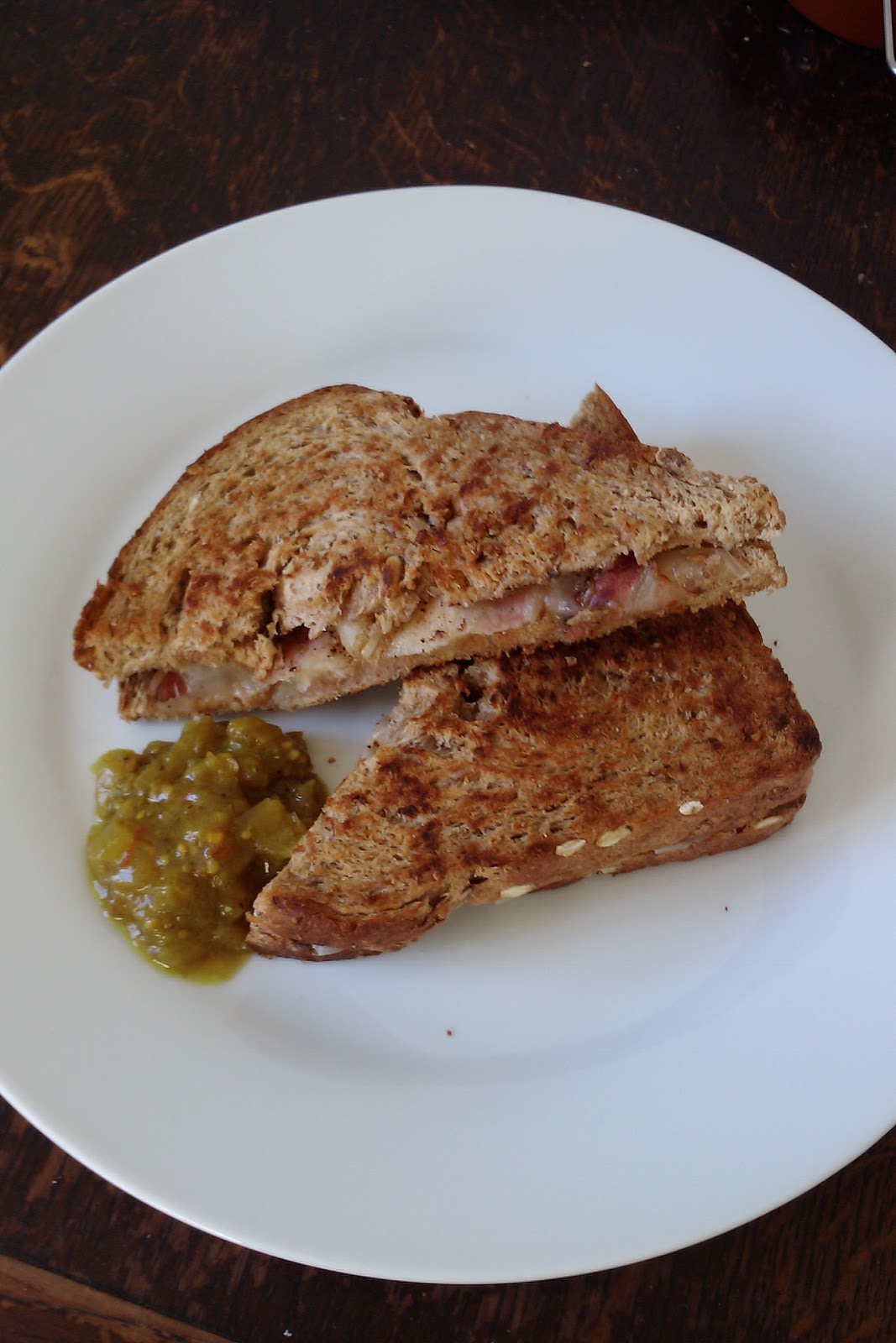 Food is good Best toasted cheese sandwich ever.