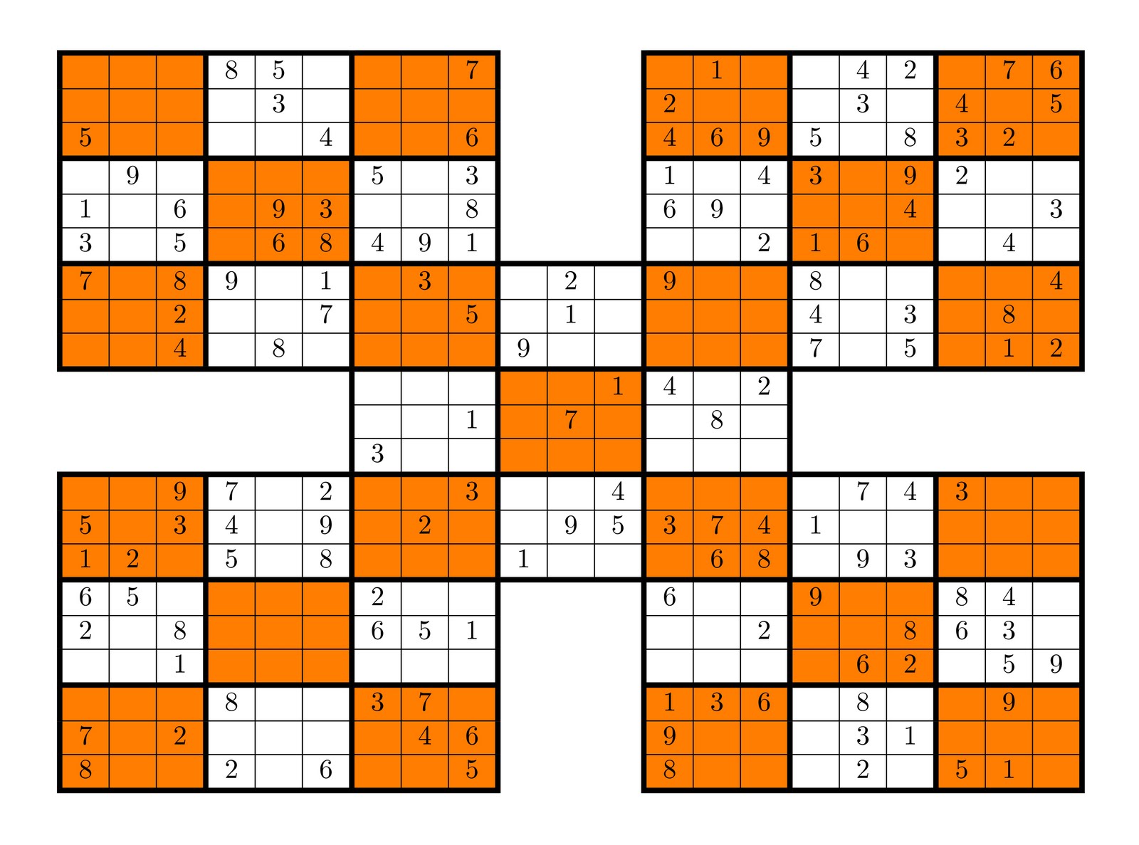Tirpidz s Sudoku 450 High Five Sudoku 9 X 9
