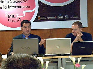 Miguel Ángel Morcuende y Sergio Martínez en el SICARM