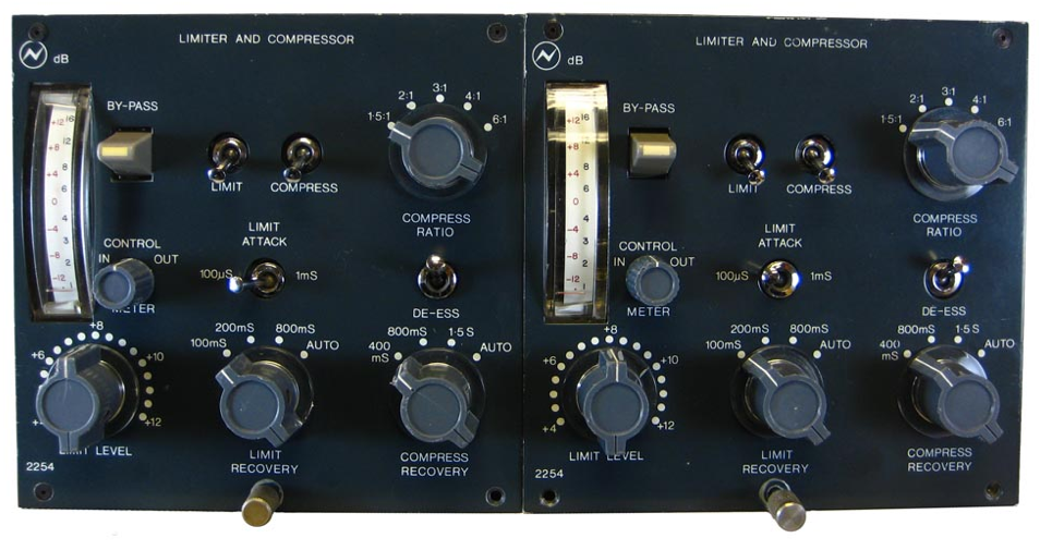 Meta Compressors: Neve 2254 Compressor/Limiter Pair (used)