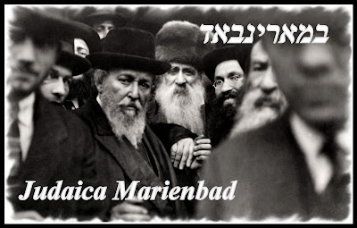 Shearim Rebbe Yissachar Dov Rokeach (I) in Marienbad