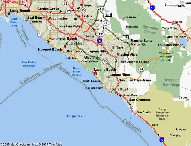 Lisa Petrarca 39 s Blog Party in - Laguna Beach Map2