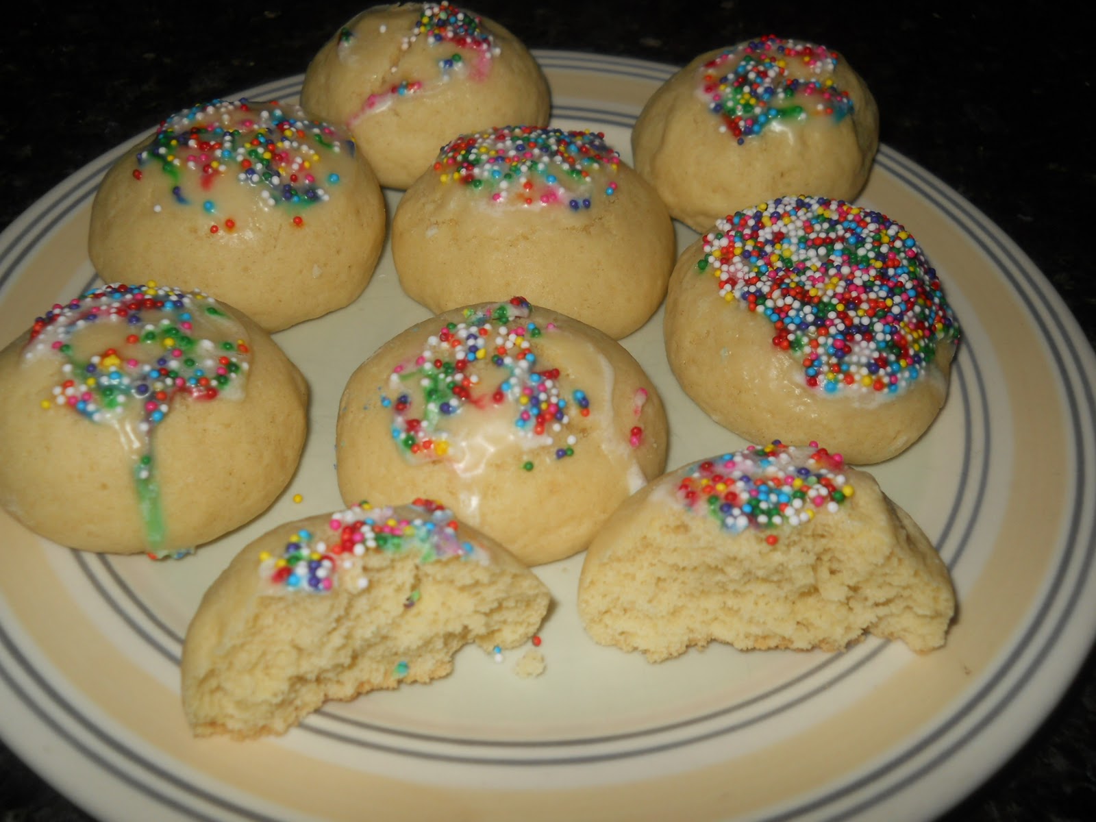 Pinkapotamus Italian Sprinkle Cookies