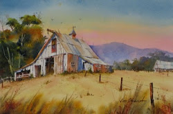 barn watercolor painting hilltop weekly arkansas