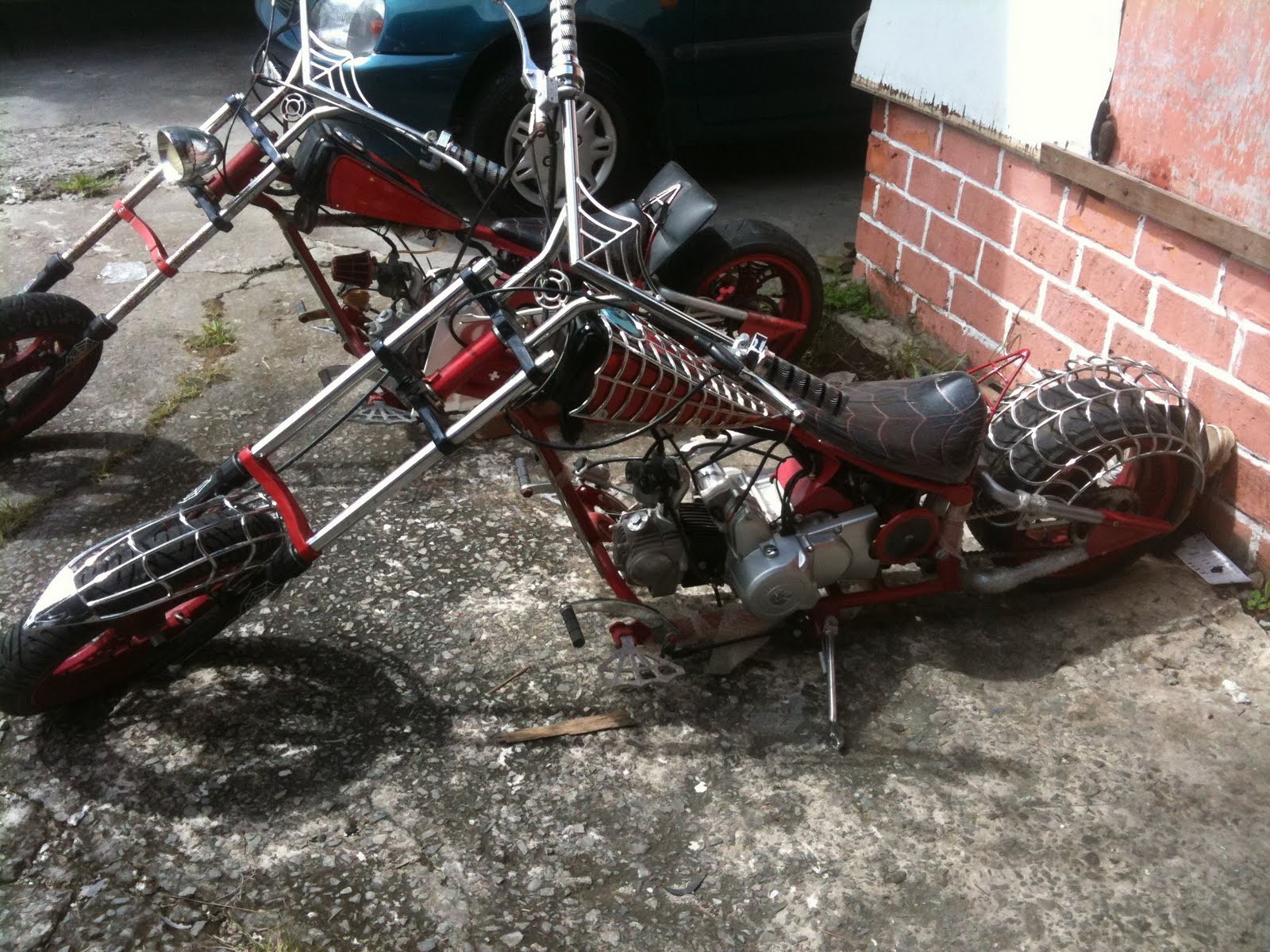 black widow mini chopper parts