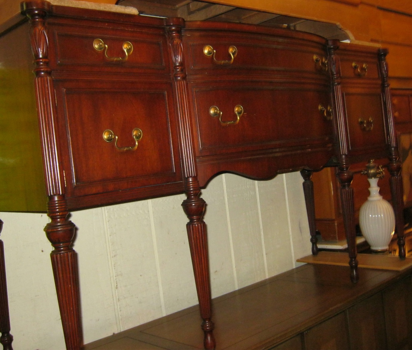 Uhuru Furniture & Collectibles 1940s Mahogany Dining Set SOLD