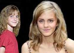Emma Watson at 10 and 17 (I.C. combined images, 2007)