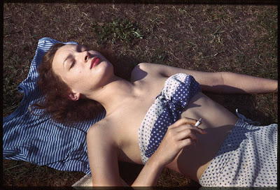 1940s swimsuits - color photographs