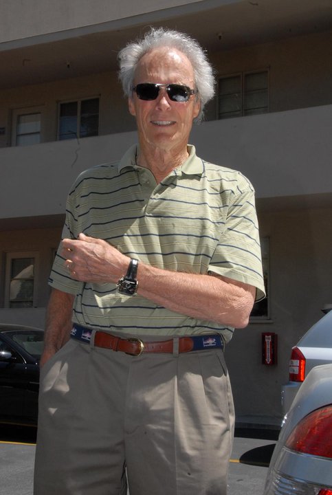 Hicks Brunson Eyewear: Clint Eastwood wearing Tag Heuer Sunglasses