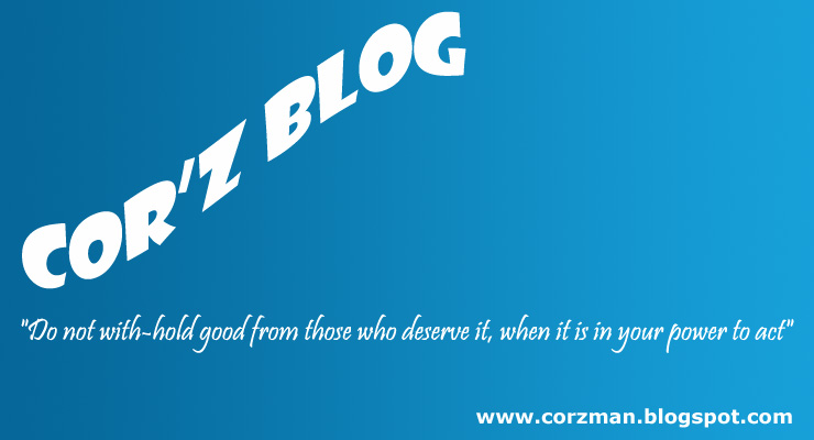 Cor's Blog