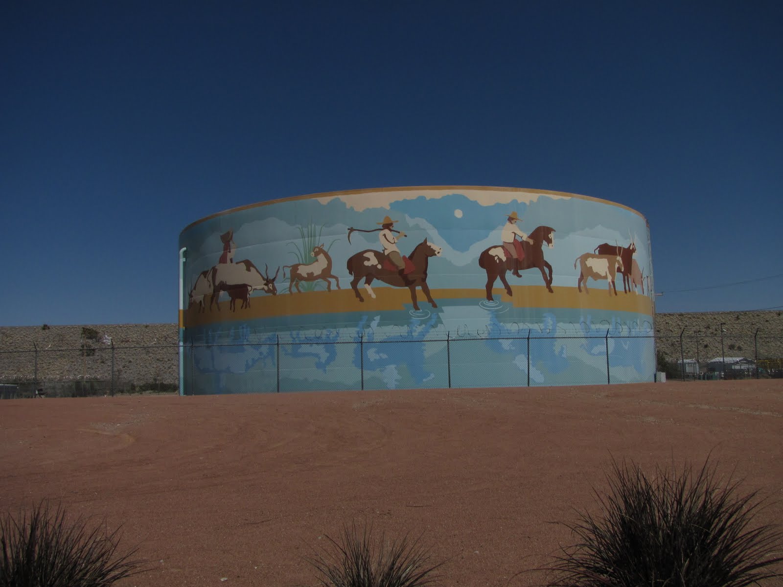 Enchanted Basin Painted Water Tanks