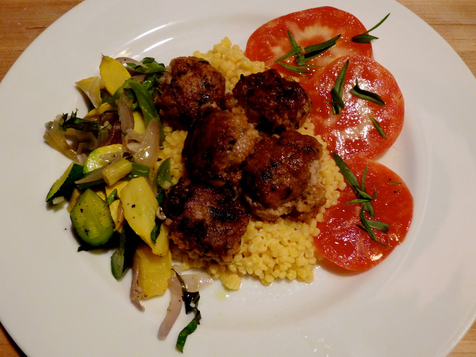 Rocket Lunch Nigel Slater's Pork & Lemon Polpettine