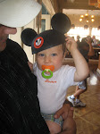 Quinn's First Mickey Mouse Hat