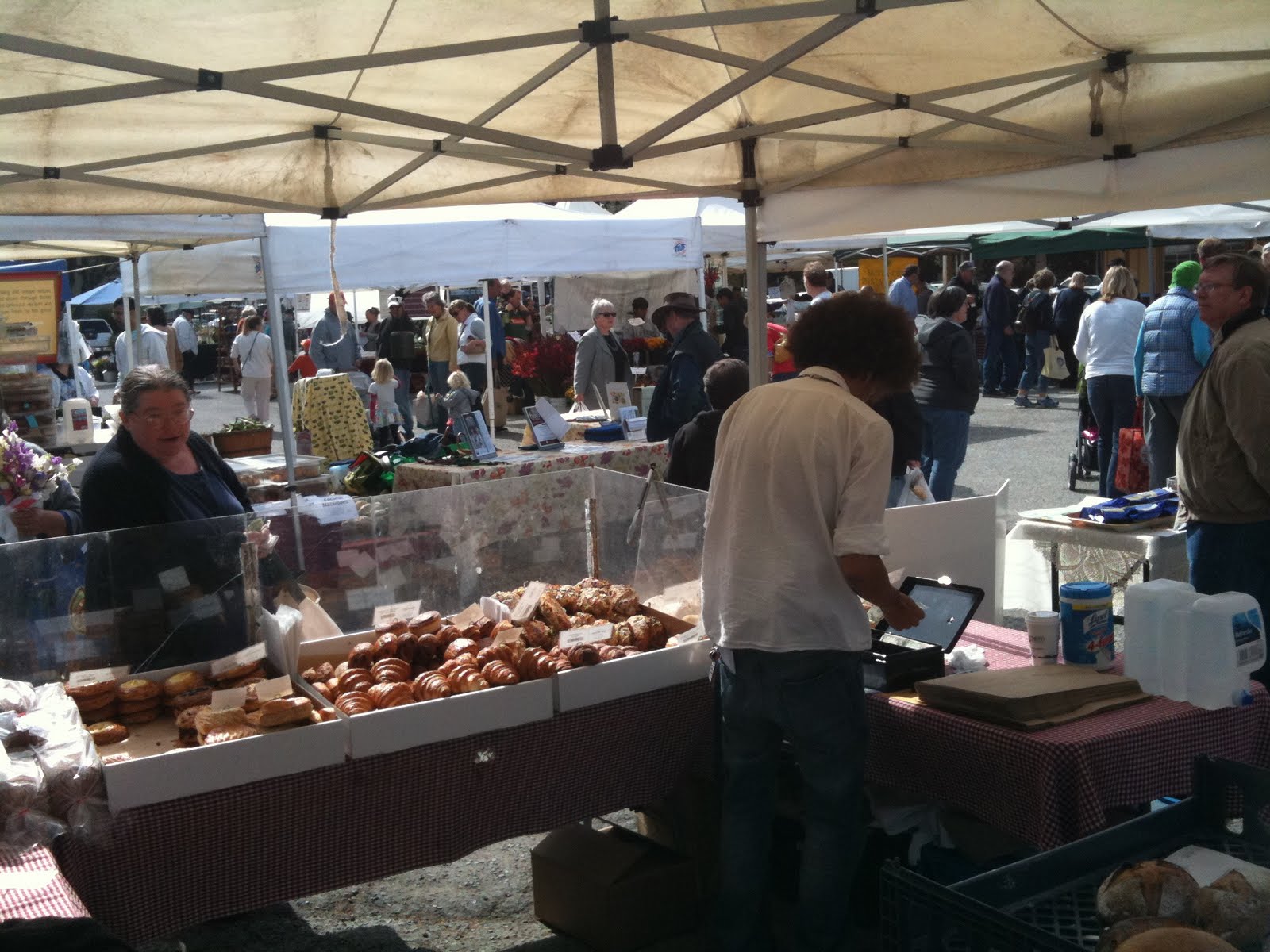 Improvising our lives . . . Day 32 Farmer's Market Half Moon Bay
