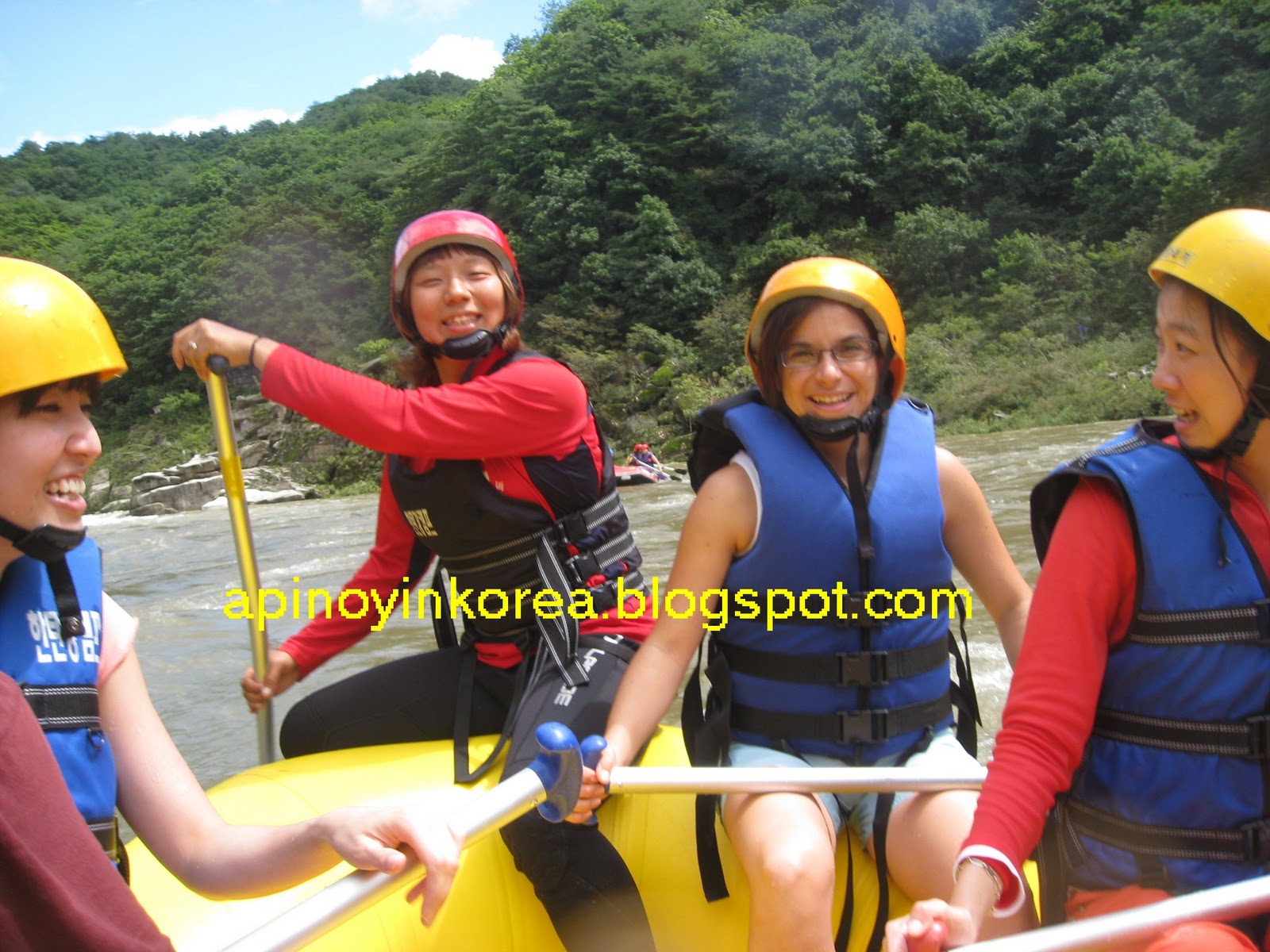 A Pinoy in Korea: Rafting in the Korean Summer!