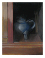 r-atencio-pastel-still-life-blue-jar-emerging-cabinet