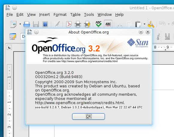 Openoffice linux