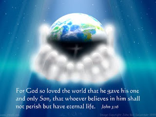 For God so loved the world that he gave his one and only Son, that whoever believes in him shall not perish but have eternal life John 3:16 bible verse hd(hq) wallpaper Very beautiful photo of God hands holding the earth in blue color background image