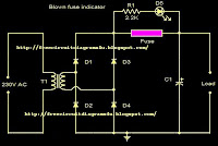 FREE CIRCUIT DIAGRAMS 4U: Blown fuse indicator circuit