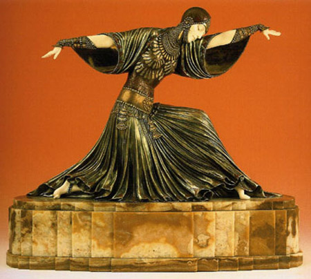 ART and ARCHITECTURE mainly Demetre Chiparus jazzy art deco