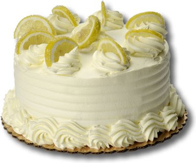 A delicious Christmas Lemon Cream Cake