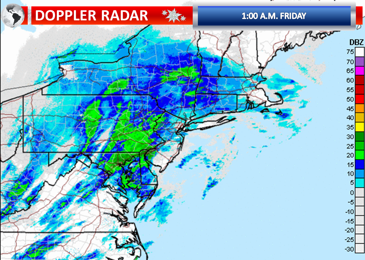 Central And Southern New Jersey Weather Snow Starting to Fill In, Mix