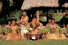 Fijian Warriors Drinking Kava