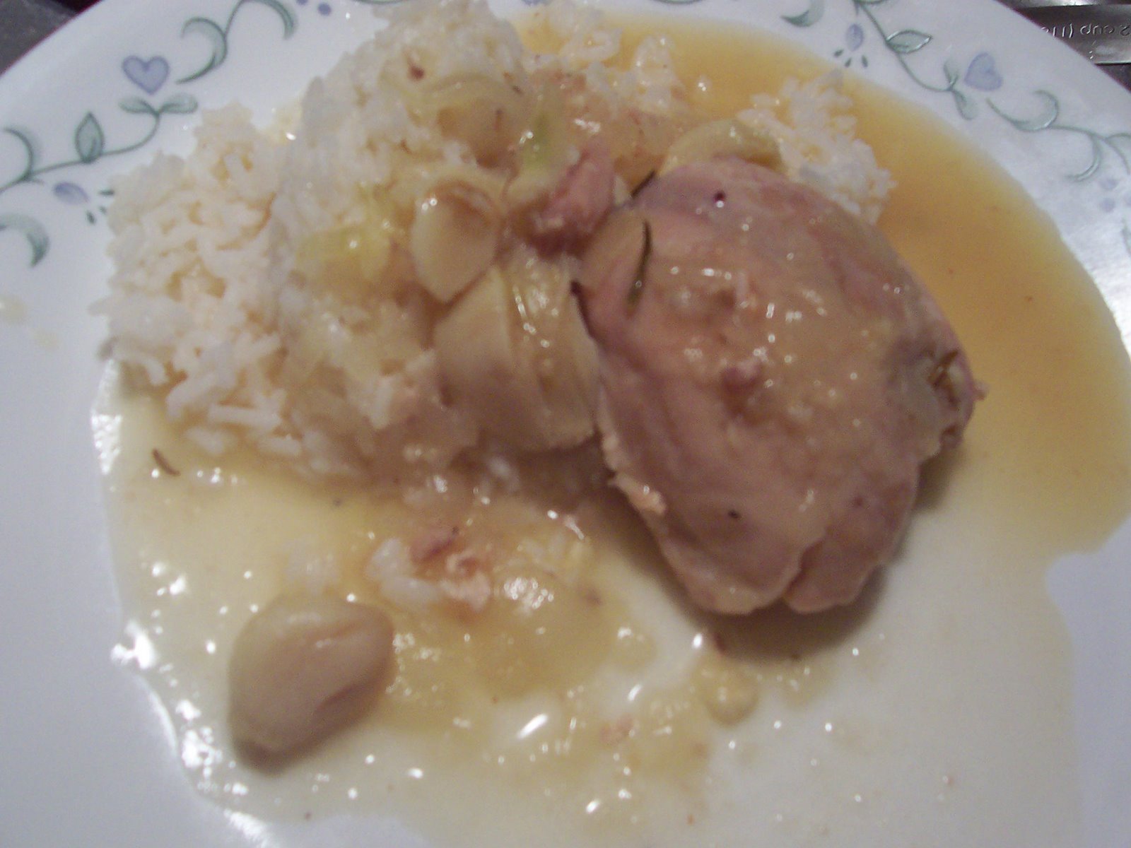 One Tiny Pink Kitchen Garlicky Chicken Emeril Style