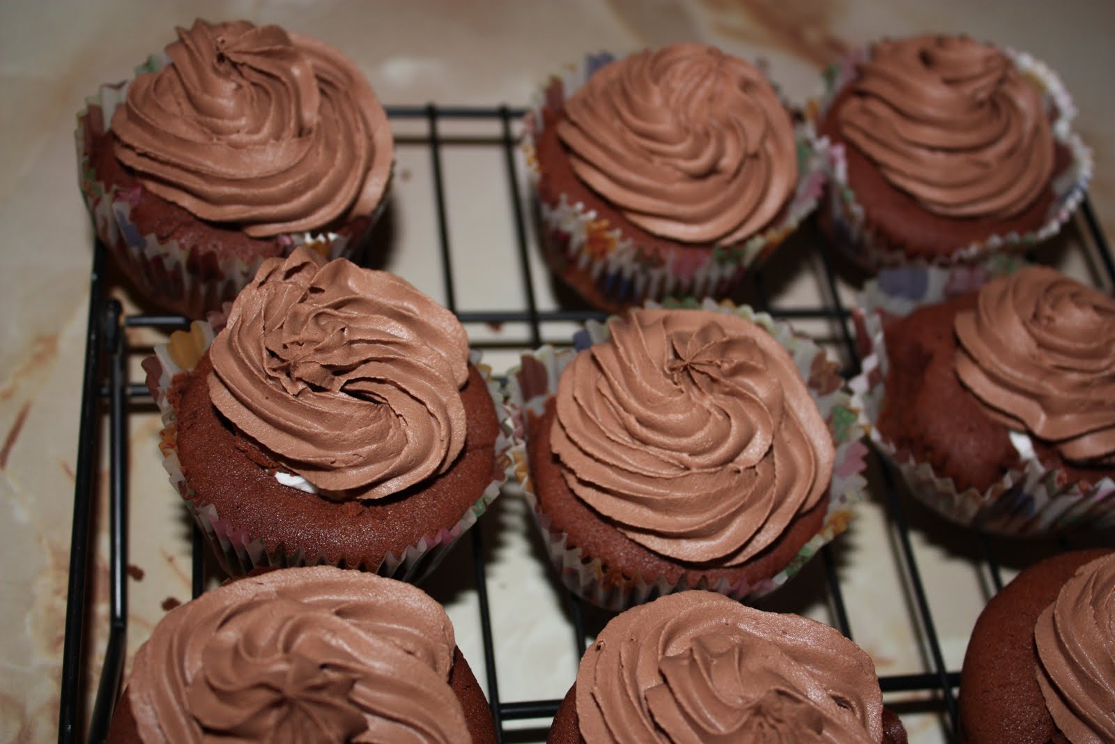 A Legacy of Love Cream Filled Chocolate Cupcakes
