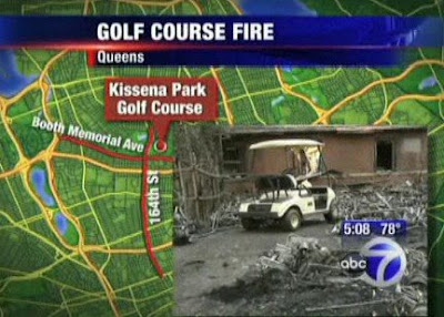 kissena golf park torched clubhouse