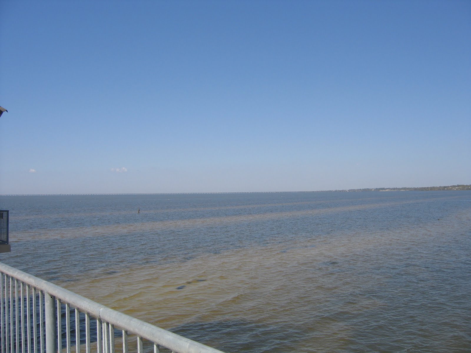 Cathi and Don on the road Lake Pontchartrain