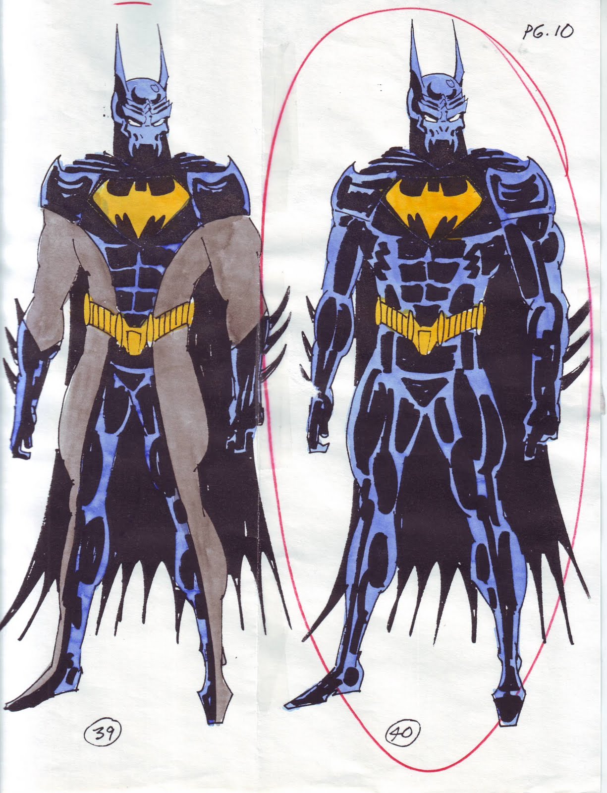 Original Art Stories: Norm Breyfogle's 1992 Batman Redesign