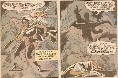 Storm failed her stealthy surveillence lessons from Wolverine