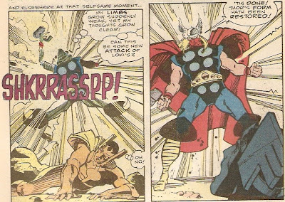 Great, now Thor's been transformed into Bazooka Joe!!