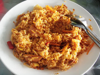 review food nasi goreng kampung kampung style fried rice