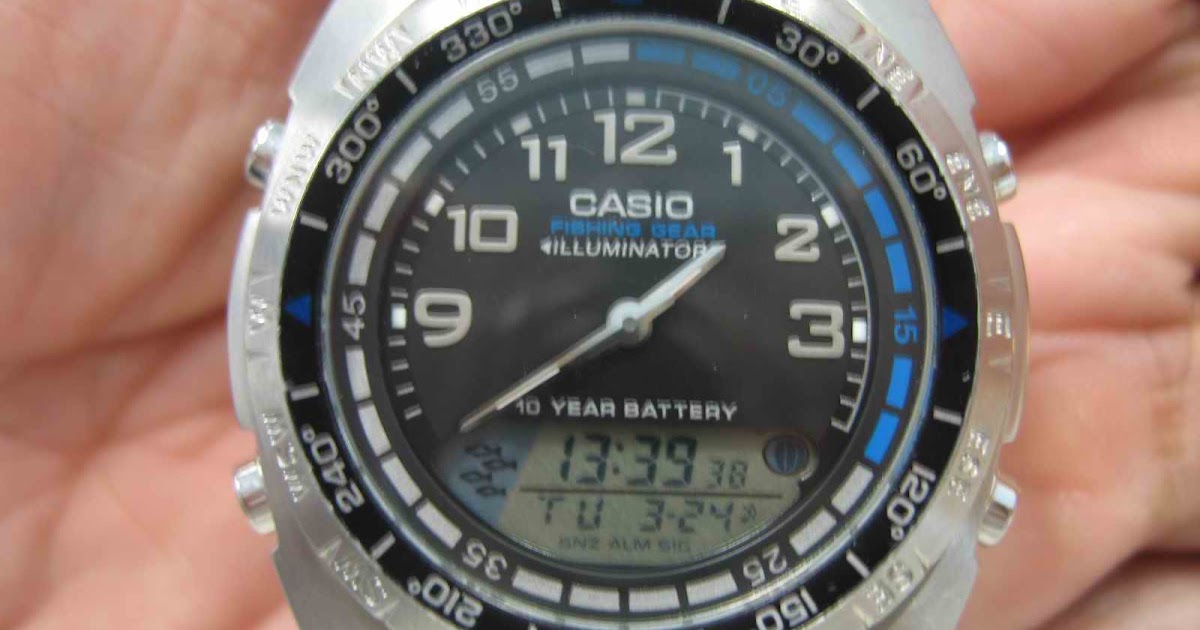 harga jam casio fishing gear illuminator