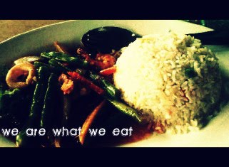 we are what we eat.