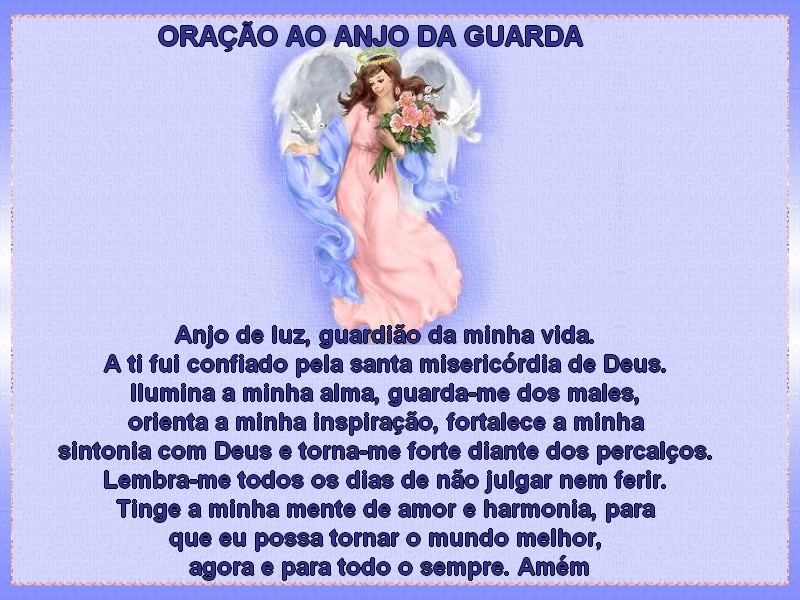 Oração Para Anjo Da Guarda De Outra Pessoa - BRAINCP