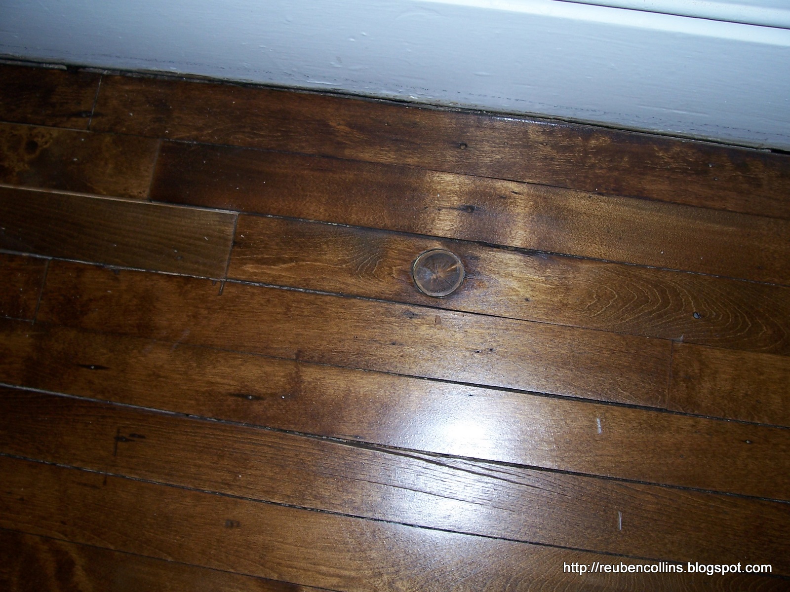 Radiator Holes In The Floor, Hardwood Floor With Plugs