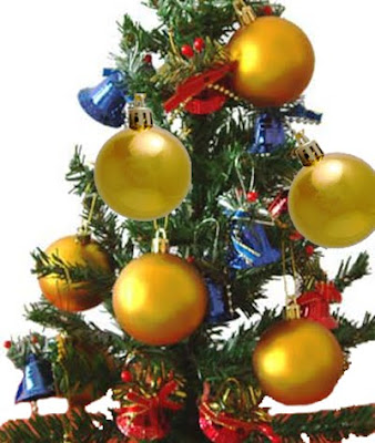 Very beautiful Christmas ornaments big yellow Christmas balls(baubles) decorated to the Christmas tree hd(hq) desktop Christian Christmas wallpaper download for free