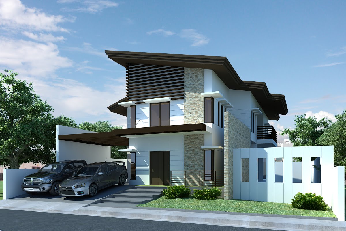 Modern TwoStorey House Designs